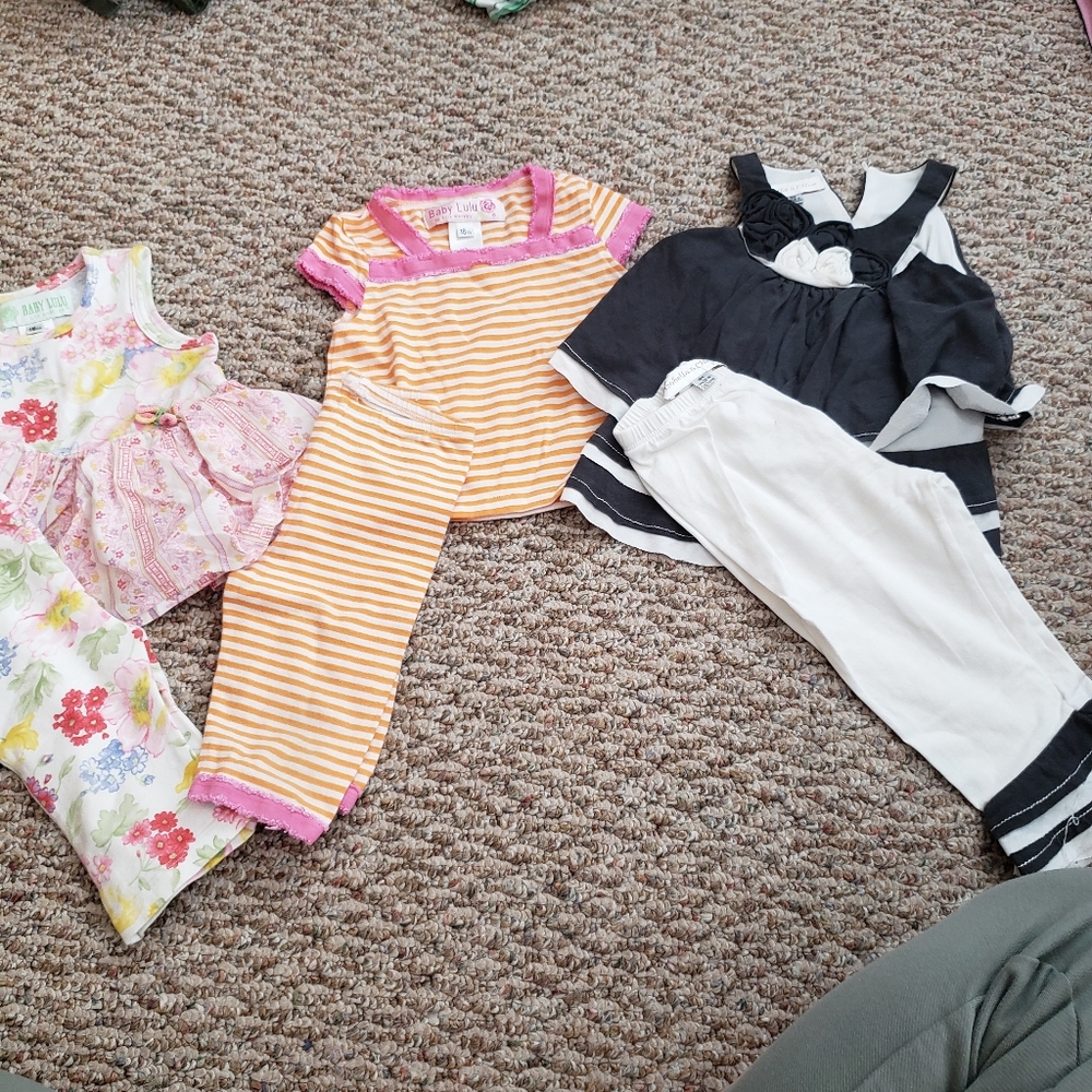 2 piece baby outfits sz 18 months